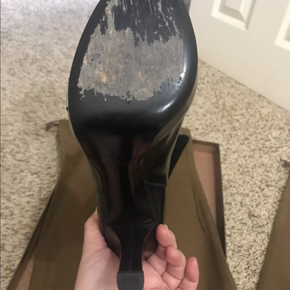 Gucci Pony Hair Leather Boots - Picture 6 of 8